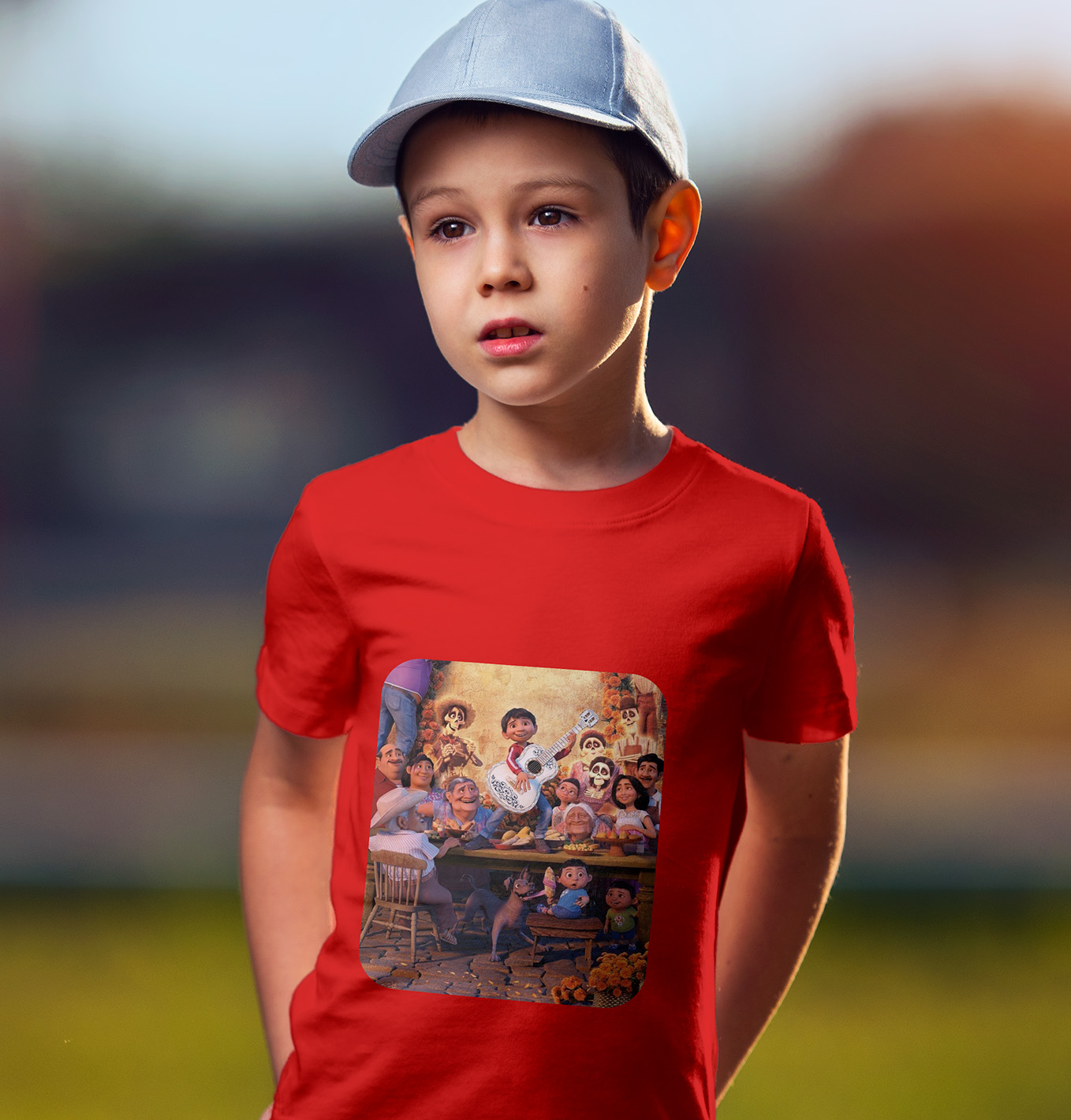 02 - Boy T-shirt Mockup-